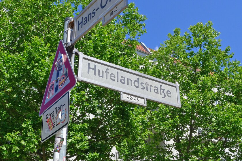 Hufelandstraße!